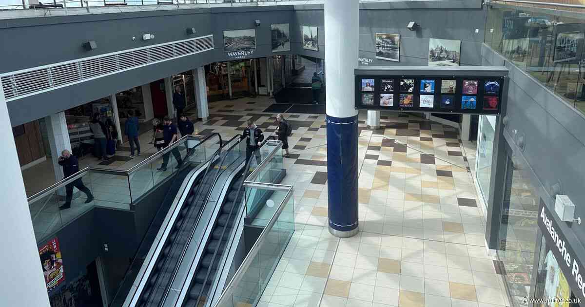 Inside deserted shopping centre that was once the heart of a major city's retail trade