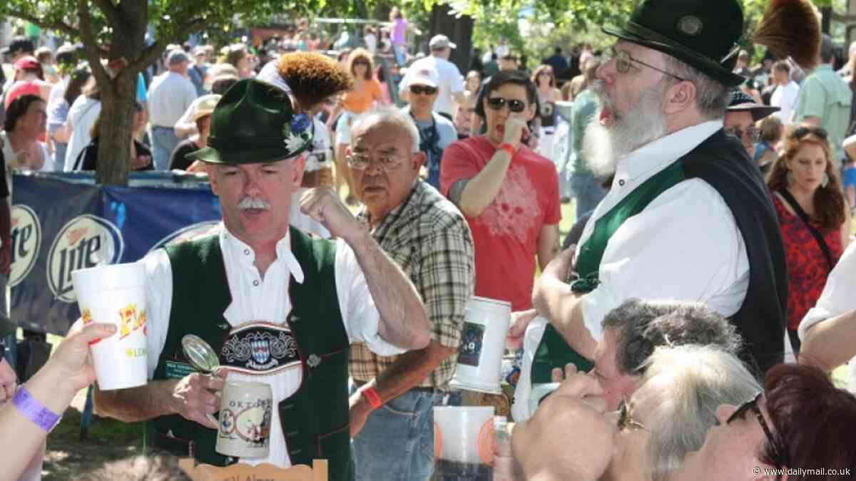 Tiny Texas town is ripped in two as newcomers launch new German beer festival to rival historic event: 'It put tears in my eyes'