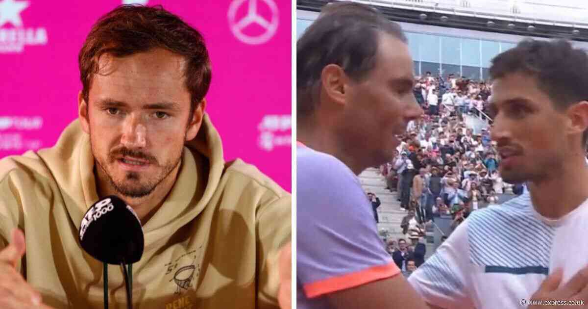 Rafael Nadal Madrid Open shirt row rumbles on as Daniil Medvedev and Ons Jabeur weigh in