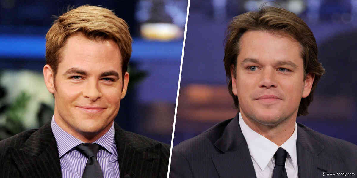 Chris Pine recalls the time he was mistaken for Matt Damon  — and went along with it