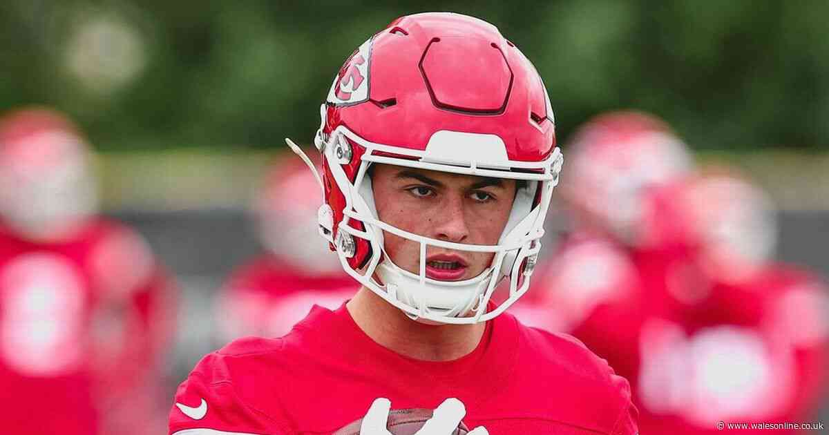 Kansas City Chiefs fans excited by 'monster' Louis Rees-Zammit as Travis Kelce impressed