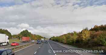 Live M11 traffic updates today as crash near Cambridge leaves lanes blocked