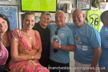 Ricky Hatton holidays with Claire Sweeney in Tenerife - and takes her to watch City down the pub