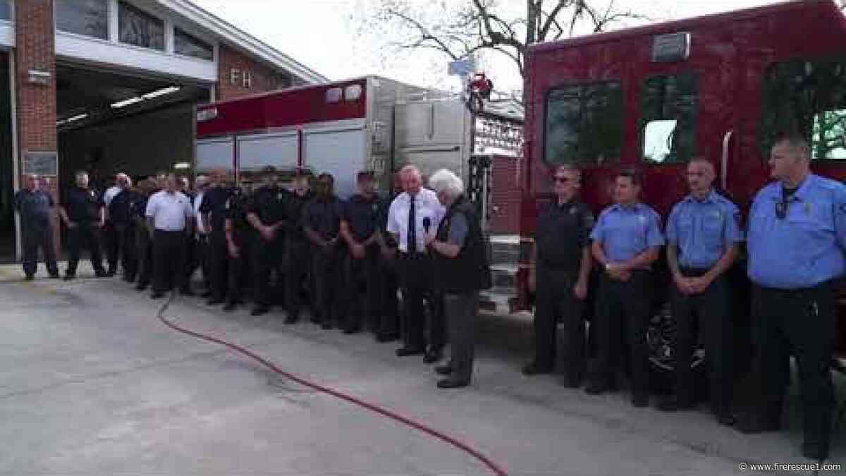 Ind. FD takes delivery of new fire engine with traditional ceremony
