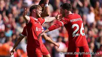 Liverpool 2-0 Tottenham - Premier League: Live score, team news and updates as Andy Robertson doubles lead for dominant Reds after Mo Salah put Jurgen Klopp spat behind him to open the scoring