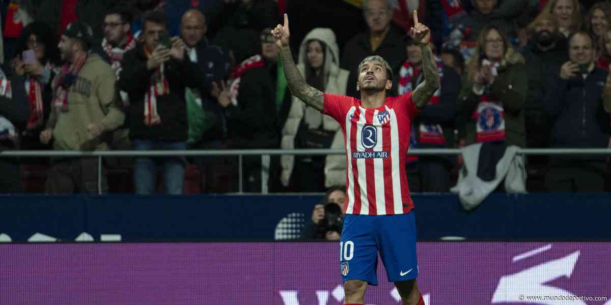 Correa se cuela en el top-10 histórico del Atlético de Madrid