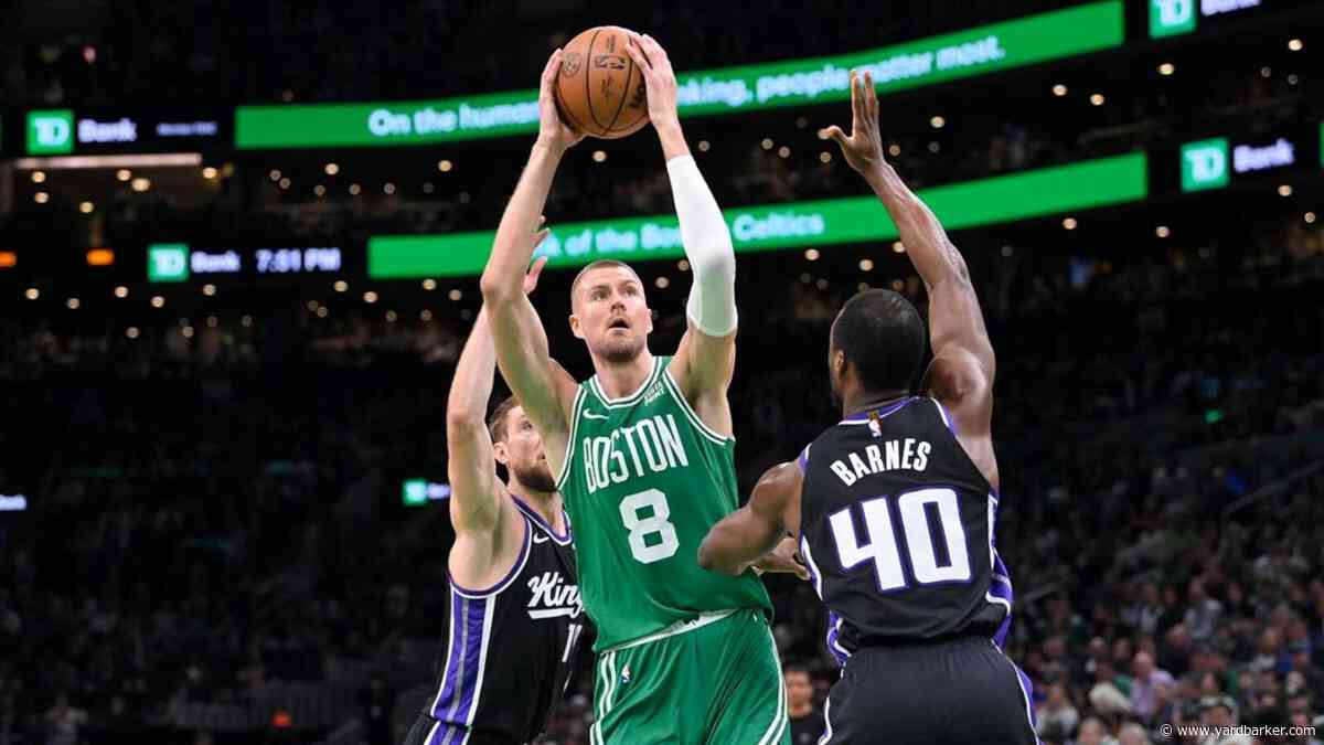 Celtics' Kristaps Porzingis (calf) focused on playoff return