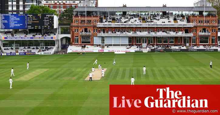 Lancashire hold on against Kent, Sussex rout Derbyshire: county cricket – live