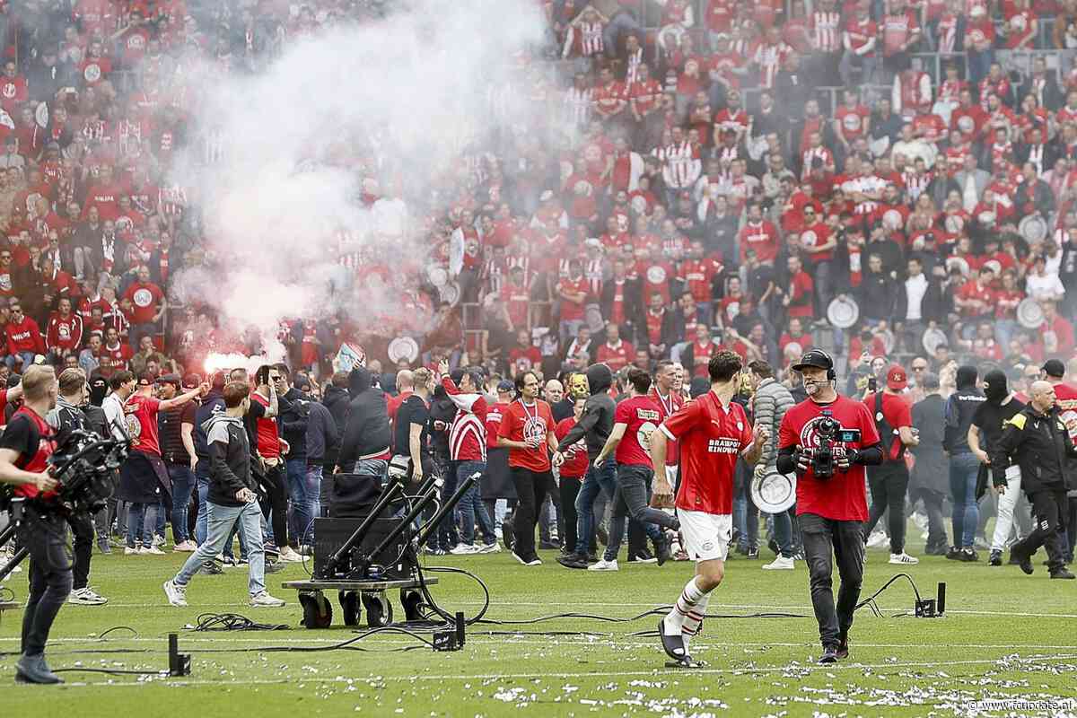 Nieuwe beelden: PSV-fans met elkaar op de vuist in het Philips Stadion