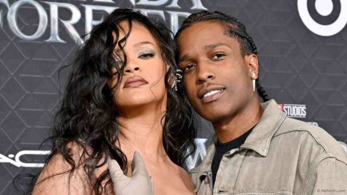 Rihanna & A$AP Rocky Share Adorable Moment As He Celebrates Latest Puma Collab