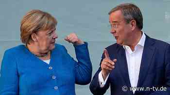 Es hat mit ihrem Projekt zu tun: Warum sich Merkel laut Laschet bei der CDU rar macht