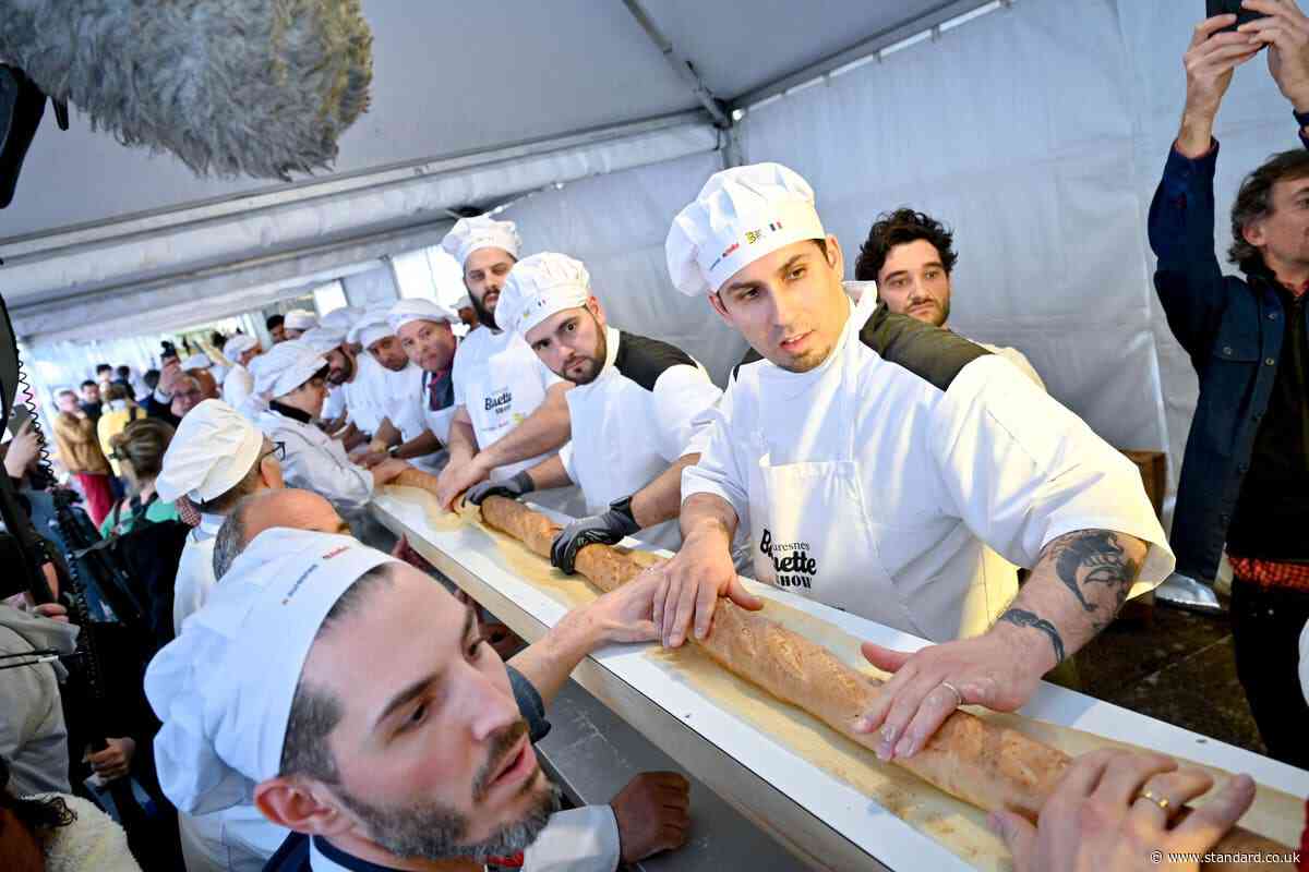 World record for longest handcrafted baguette broken in France