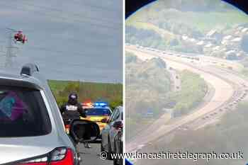 'Serious' motorcycle crash on M65 near Blackburn - recap
