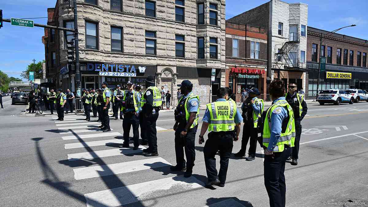 Chicago BANS Cinco de Mayo parade after gangs open fire - as revelers in New York and LA celebrate on streets