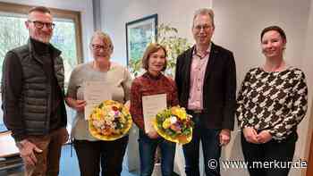 25 Jahre im Dienst: Bürgermeister Schnitzler aus Pöcking gratuliert Gemeinde-Mitarbeiterinnen
