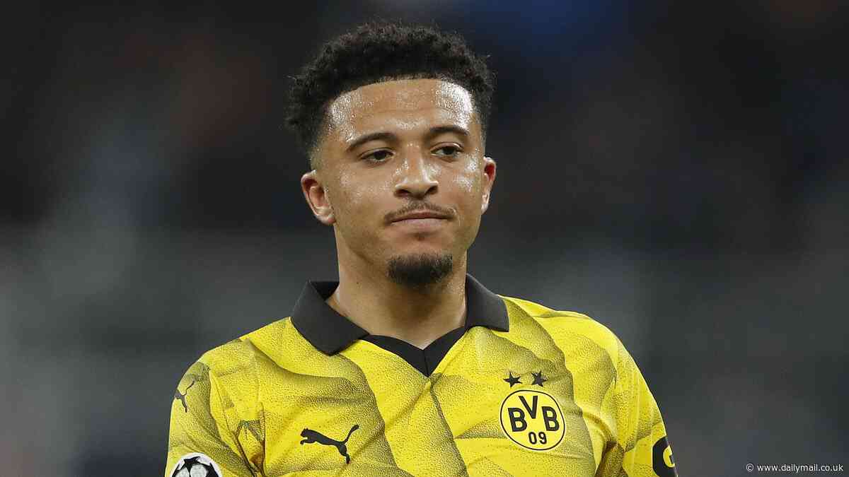 Man United will look to sell Jadon Sancho this summer after the winger held face-to-face talks with Red Devils' delegates in Germany -  where he has impressed on loan back at Borussia Dortmund