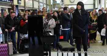 Viewers in tears watching The Piano episode filmed in Cardiff train station
