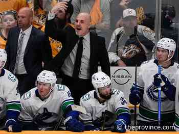 ‘I can’t stand’ it: Canucks coach Rick Tocchet tired of embellishment in playoffs