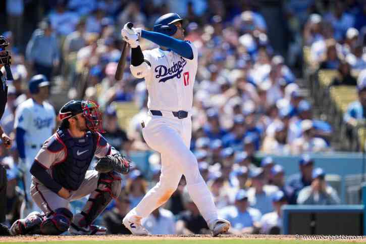 Ohtani powers Dodgers as they complete sweep of Braves