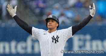 Yankees beat Tigers 5-2 behind Soto's 3-run double to finish 3-game sweep with rain-shortened win