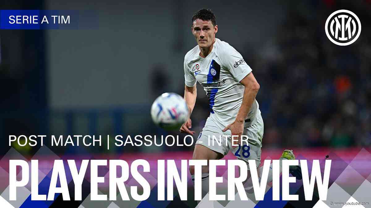 PAVARD | SASSUOLO 1-0 INTER | PLAYER INTERVIEW 🎙️⚫🔵