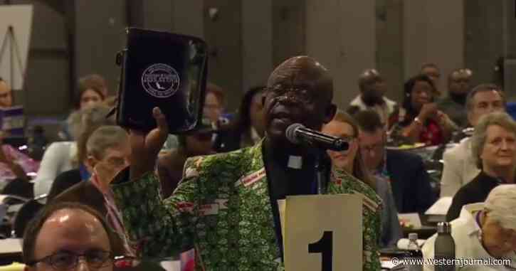 African Church Elder Stands Firm Against Denomination's Rewrite of Marriage, Holds Bible High and Declares 'This Is the Word of God'