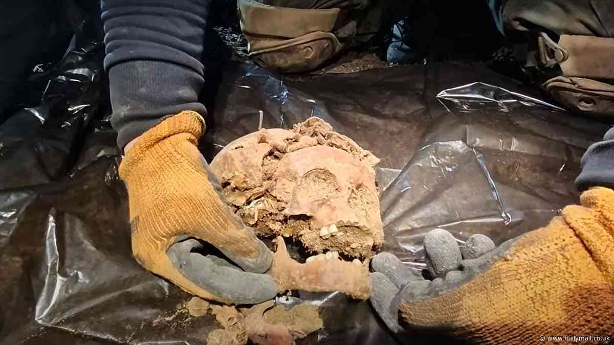 Victims of a Nazi human sacrifice: Five skeletons discovered under Goering's house at the Wolf's Lair, buried naked surrounded by ancient talismans and missing their hands and feet are feared to have met a most terrible fate