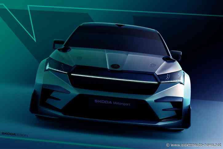 Škoda zeigt Motorsport-Konzeptstudie Enyaq RS Race