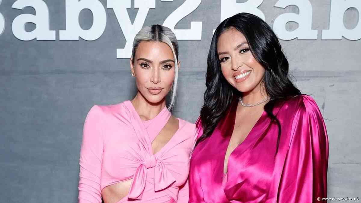 Kim Kardashian shares happy birthday message to Vanessa Bryant as she celebrates turning 42... four years after tragic accident that claimed lives of Kobe Bryant, daughter Gianna and seven others