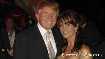 Trump accuser and ex Playboy model Karen McDougal shares suggestive hot tub photo as she throw 'brutal shade' at the former president amid his hush money trial