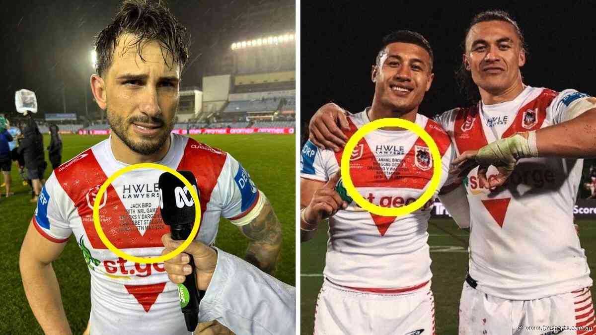 ‘This can’t be real’: Fans erupt over bungled special NRL jersey