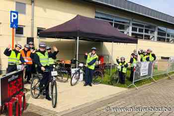Bredense scholieren aan fietsproef onderworpen