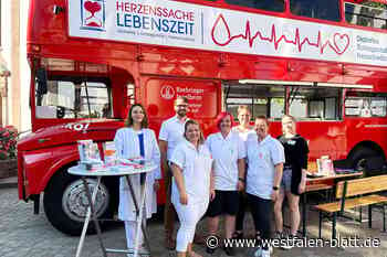 Herzenssache Lebenszeit: Aktionstag mit Infobus in der Innenstadt Höxter