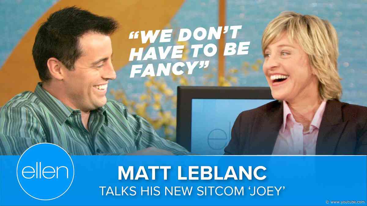 Matt LeBlanc Talks His New Sitcom ‘Joey’