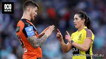 'This is not a gender issue': NRL responds after harsh criticism of referee Kasey Badger