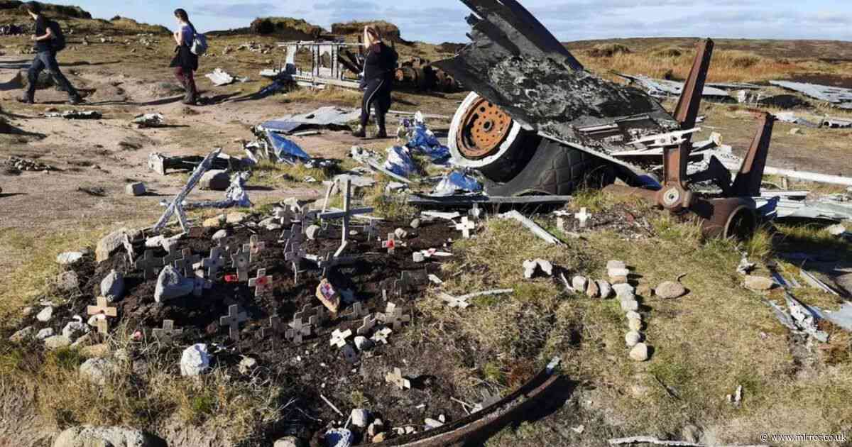 Britain’s ‘Bermuda triangle’ where plane plunged is home to twisted metal