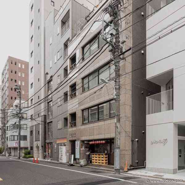 Kooo Architects creates narrow Tokyo hotel with cut-out balconies and terraces