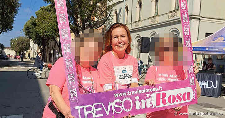 Treviso, la leghista Rosanna Conte fa campagna elettorale all’evento contro i tumori: gli organizzatori le tolgono il cartello