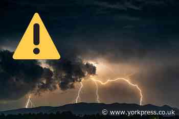 York weather: Thunderstorm warning issued by Met Office