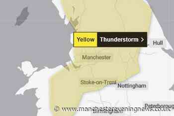 Met Office issues thunderstorm and rain warning for Greater Manchester