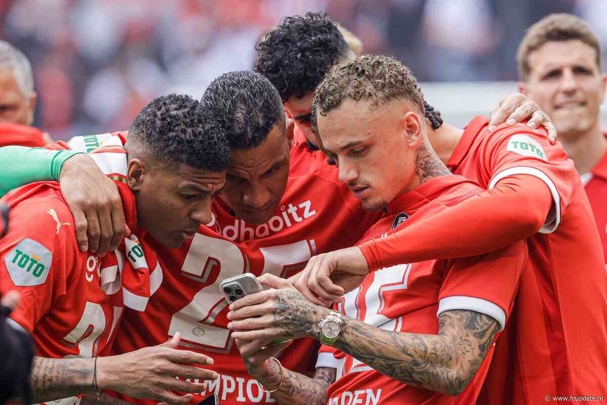 PSV deelt 135 minuten voor kampioenswedstrijd heel opmerkelijk appgesprek met Noa Lang