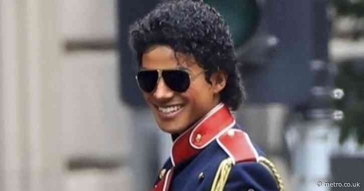 Jaafar Jackson is spitting image of uncle Michael Jackson as he films controversial biopic