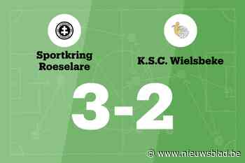 Van De Velde maakt twee goals voor SK Roeselare in wedstrijd tegen SC Wielsbeke