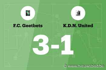 FC Geetbets wint thuis van KDN United