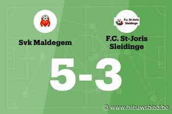 SVK Maldegem wint spektakelwedstrijd van FC Sleidinge