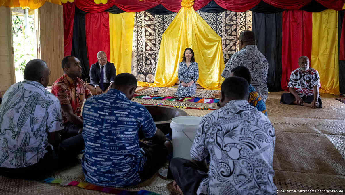 Über Fidschi nach Down under: Annalena Baerbock an der Frontlinie der Klimakrise
