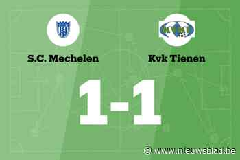 SC Mechelen en KVK Tienen B eindigen op gelijke hoogte