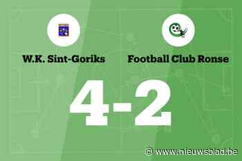 De Raeve maakt twee goals voor WK Sint-Goriks in wedstrijd tegen FC Ronse