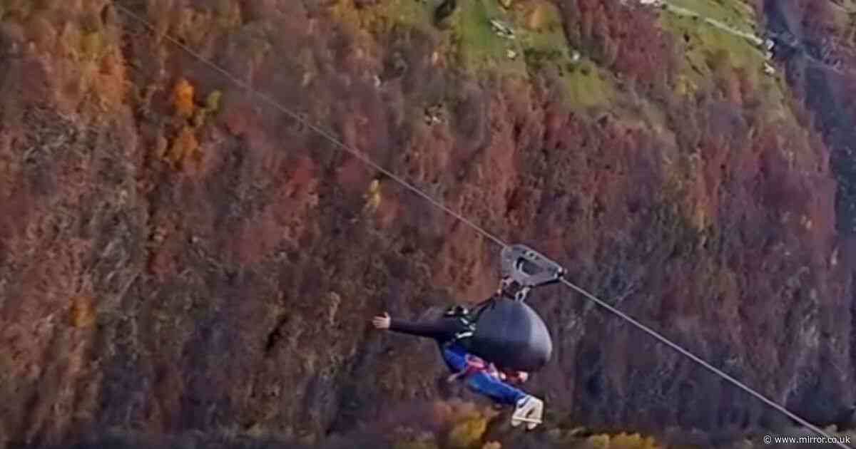 Woman falls 60ft to her death after slipping from safety harness in horror zip line accident