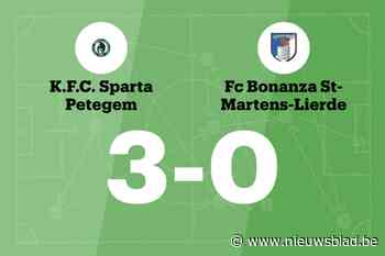 Sparta Petegem B boekt overtuigende zege op FC Bonanza